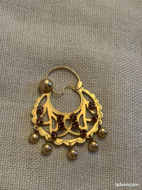 Boucles d’oreilles savoyardes en or massif – 20 g (image 2)