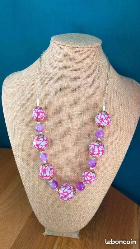 Collier Fausses Perles Colorées Hommes Accessoire Bijoux - Switzerland