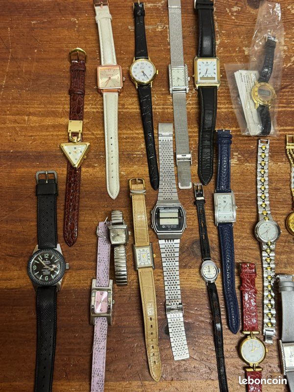 Lot De Montres Vintage Mécaniques Et Quartz En L'état - Pour Collection Ou Réparation