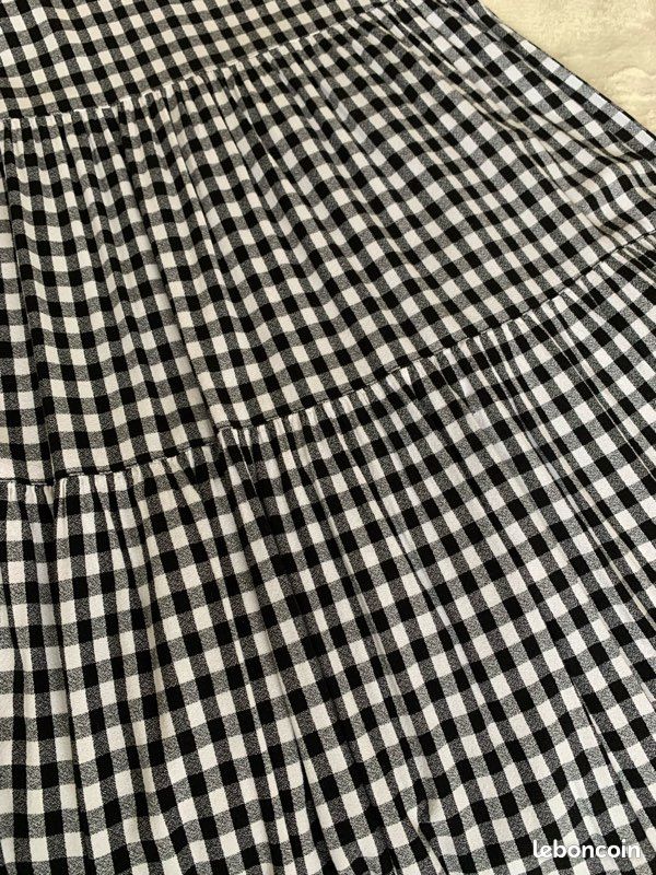 Robe Vichy noir et blanc (image 3)