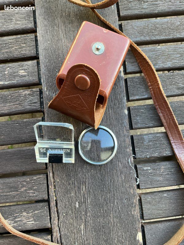 Vieux Appareil Photo Allemand Agfa Prontor 125 Avec étui D'époque