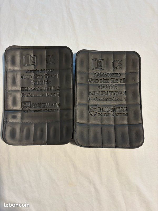 1 paire protection de genouillères bleuewear flexibles en mousse Pour pantalons de travail (image 3)