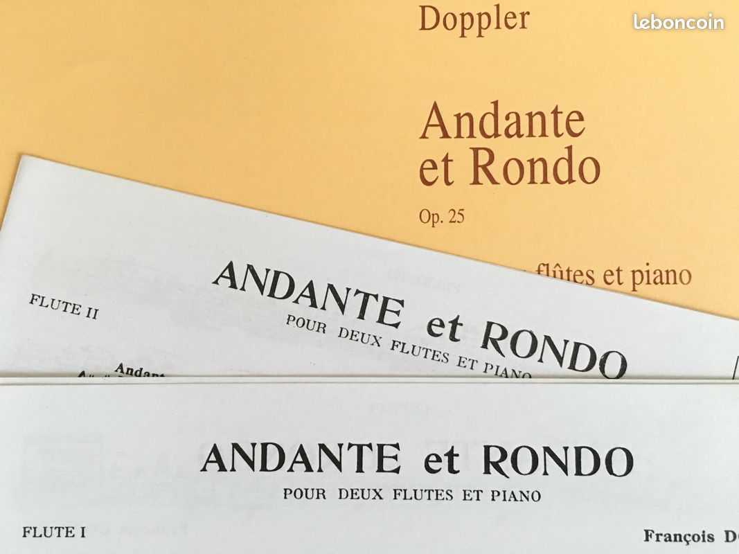Doppler - Andante et Rondo - 2 flûtes et piano (image 2)