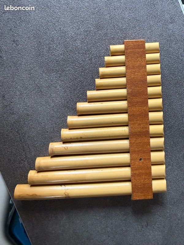 Flûte De Pan VGEBY 15 Tuyaux En Bambou - Instrument Traditionnel Chinois Clé G Pour Débutants (Main Gauche)