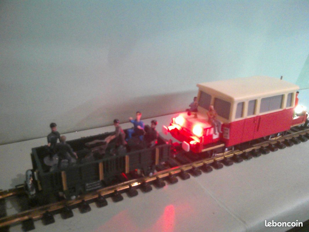 Train électrique - Draisine jouef avec lumière HO / 187 N° 4 (image 7)