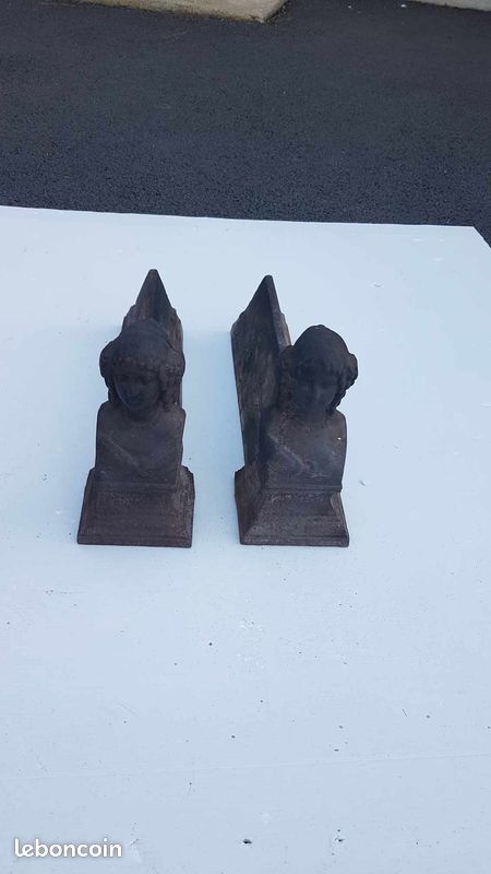 2 chenets de cheminée (image 1)