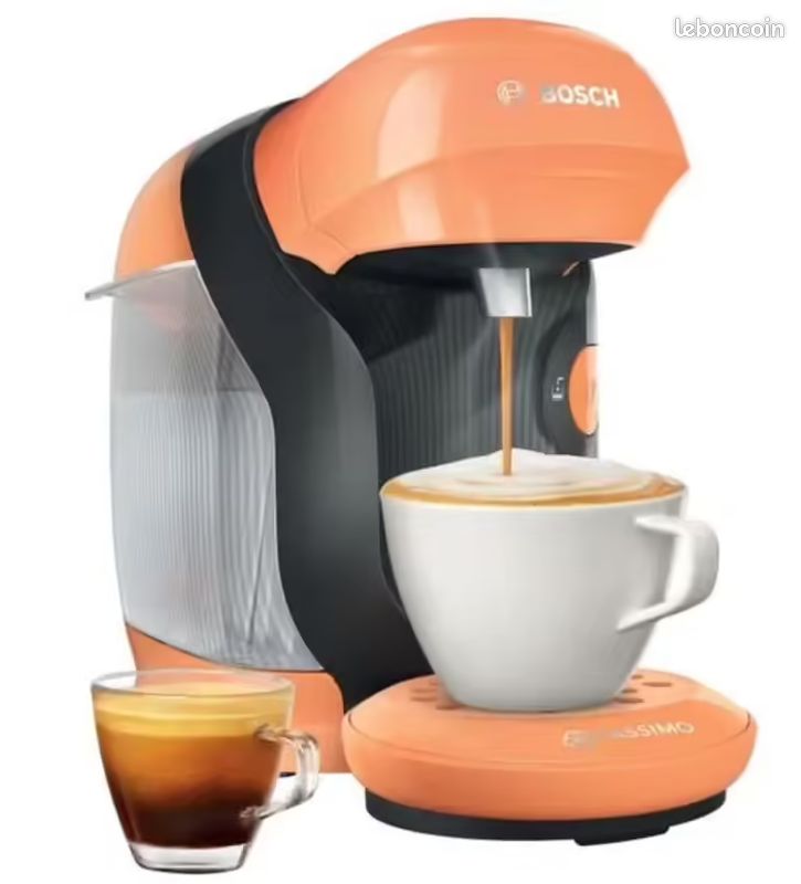 Machine a café tassimo bosh couleur orange (image 1)