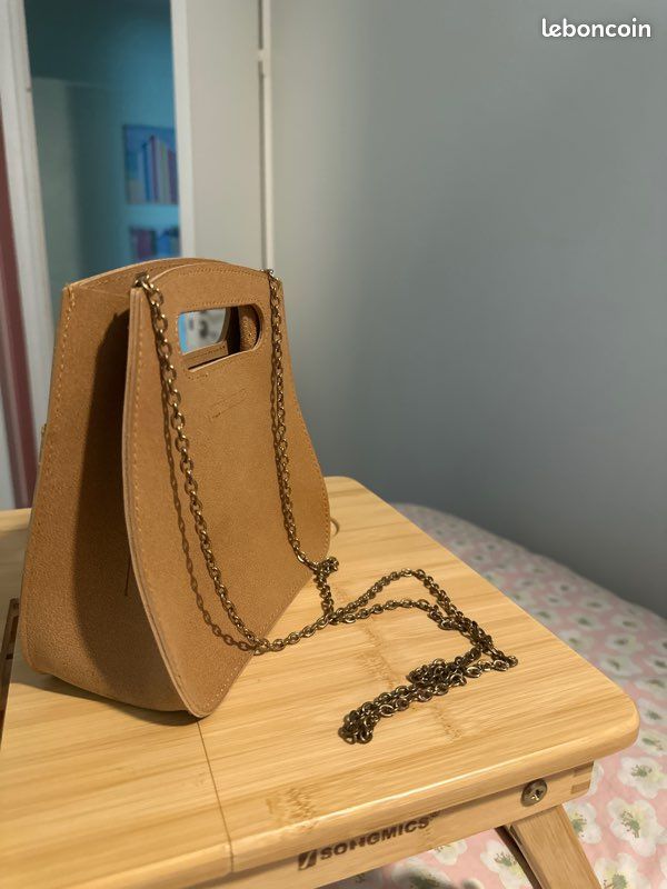 Mini sac en cuir Nat Nin x My Little Box – marron clair