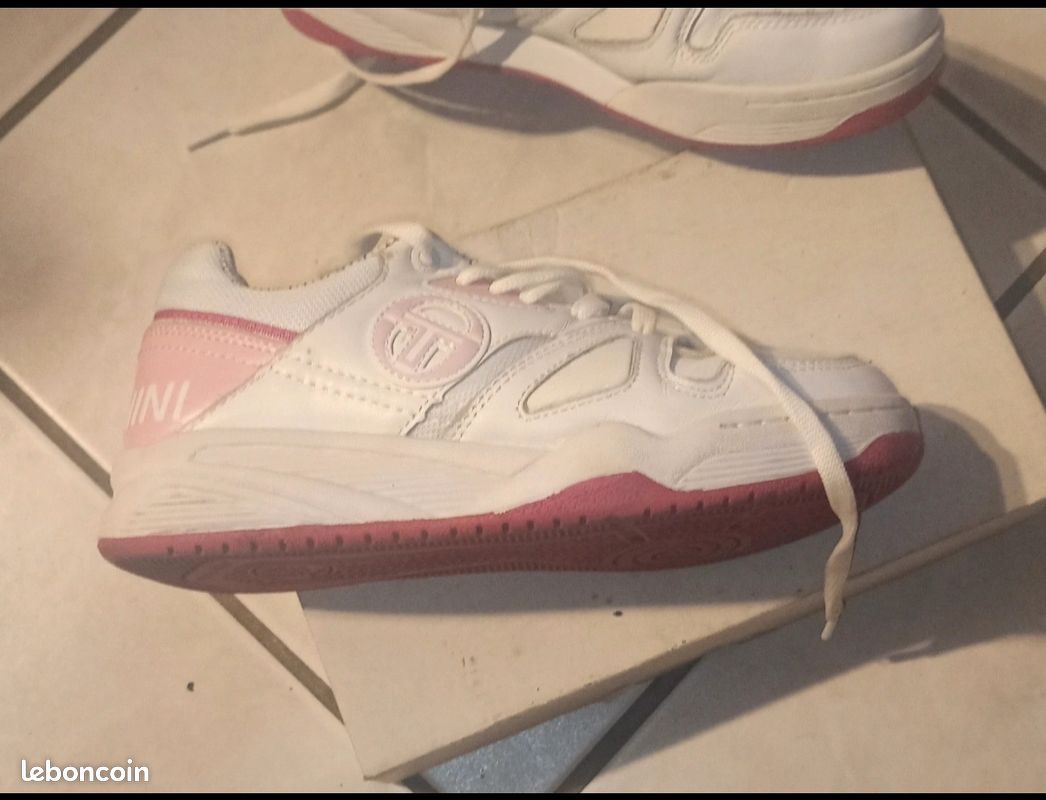 🔥 Superbes Baskets Sergio Tacchini tt Cuir p 36 Tbe (image 5)