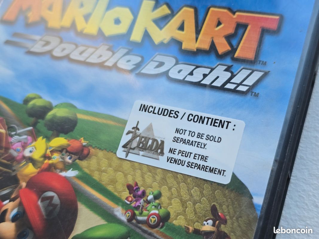 Sticker de remplacement pour jeu GameCube Mario Kart Édition