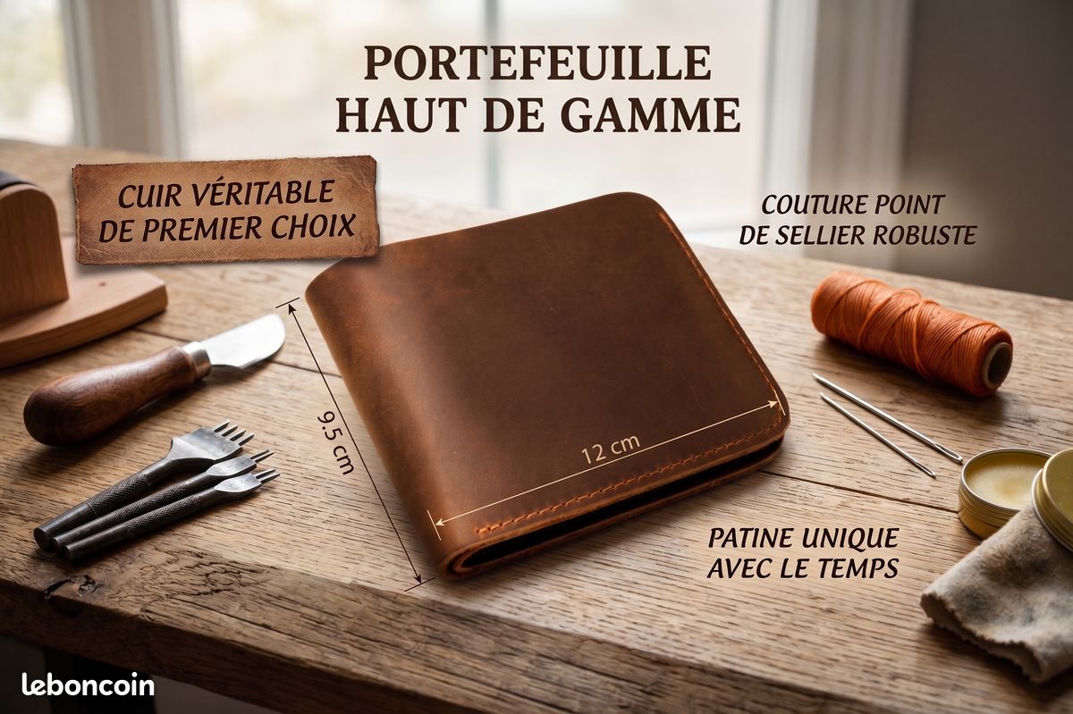 Portefeuille Cuir Homme Luxe (image 2)