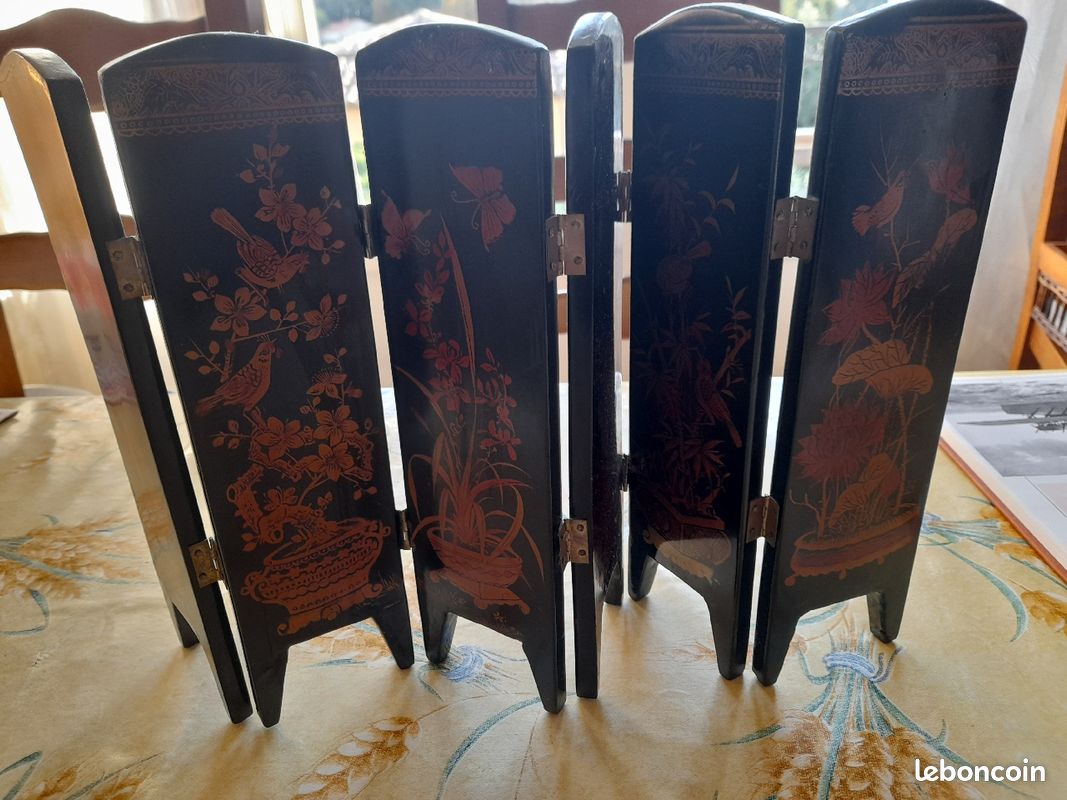 Perit paravent de table chinois (image 1)