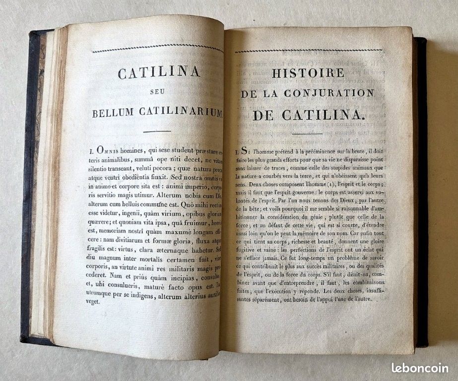 Oeuvres de Salluste - traduction nouvelle par Dureau De Lamalle de l’académie française - Seconde édition à Paris M DCCC XI (1811) (image 3)