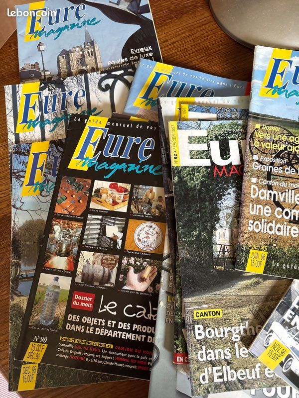 Lot de magazines Eure Magazine années 95/96 (image 1)