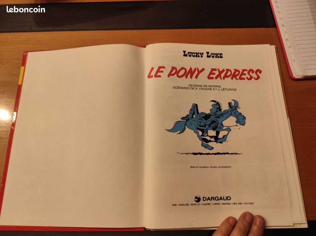 Bd lucky luke le Pony express EO tbe 1988 (image 2)