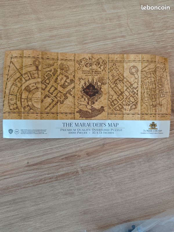 Puzzle "Carte du Maraudeur" - Harry Potter (image 4)