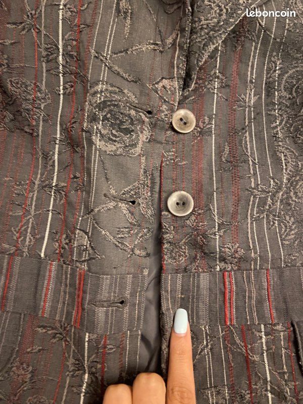 Blazer vintage coton (image 3)