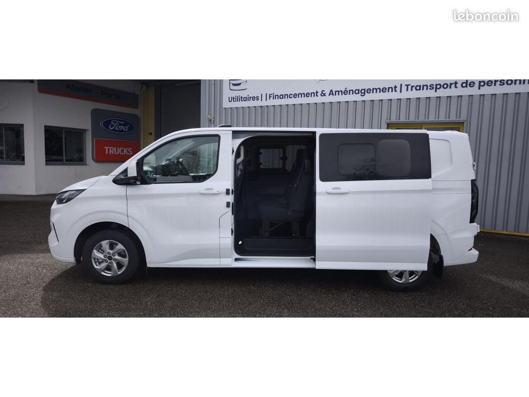 FORD TRANSIT CUSTOM 2.b0 EcoBlue - 170 - BVA S&S CABINE APPROFONDIE (image 3)