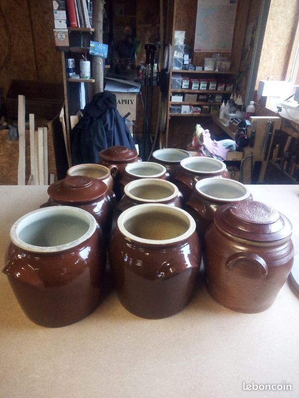 Anciens pots à graisse - saloir (image 3)