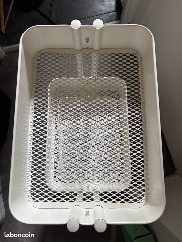 Ikea NISSAFORS Chariot à roulettes Blanc 50,5 x 30 x 83 cm