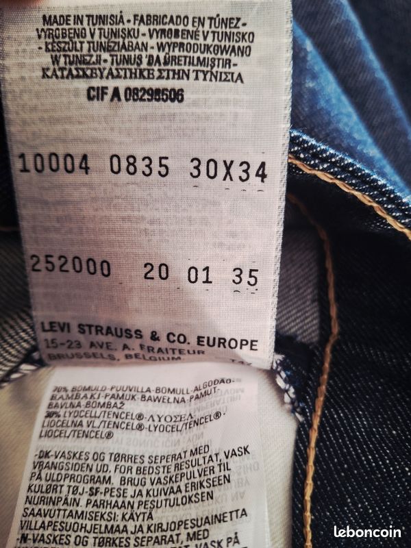 Jean Femme Selected Taille W30 L32 – Couleur Grise, Occasion En Très Bon état