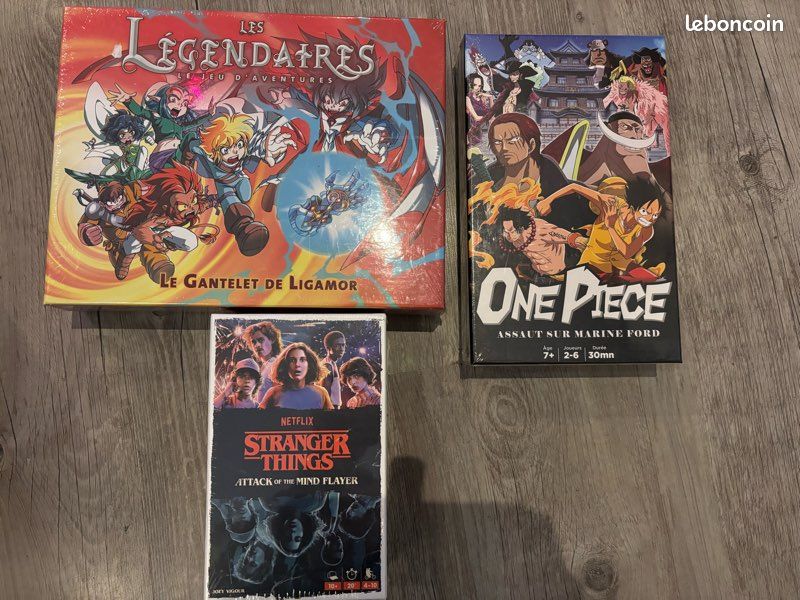 Les légendaires one pièce stranger things jeux de société (image 1)