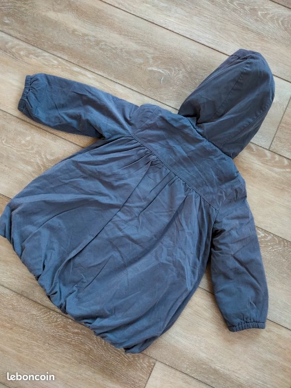 Manteau hiver violet fille 3 ans Okaïdi (image 5)
