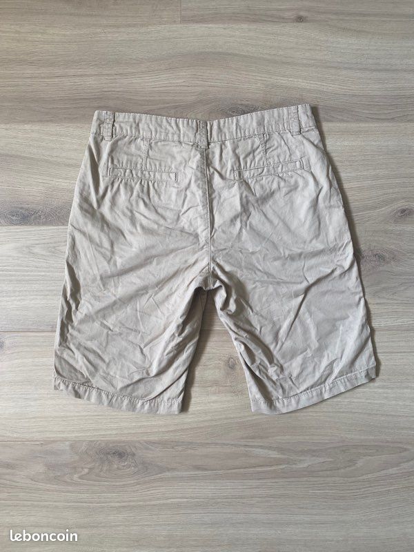Bermuda chino uni en twill - Beige - 40 - Homme (image 2)