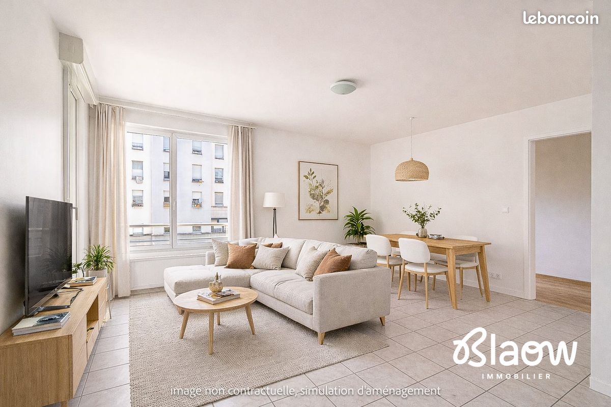 Appartement 3 pièces 63 m² · à Vaulx-en-Velin · 63 m² · 185 000 €