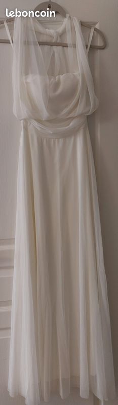 Robe longue blanche bustier Les filles à la Vanille Vêtements