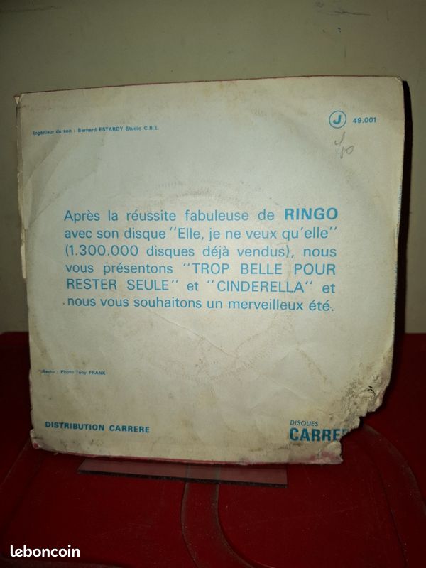 Ringo 45 tours vinyle (image 2)