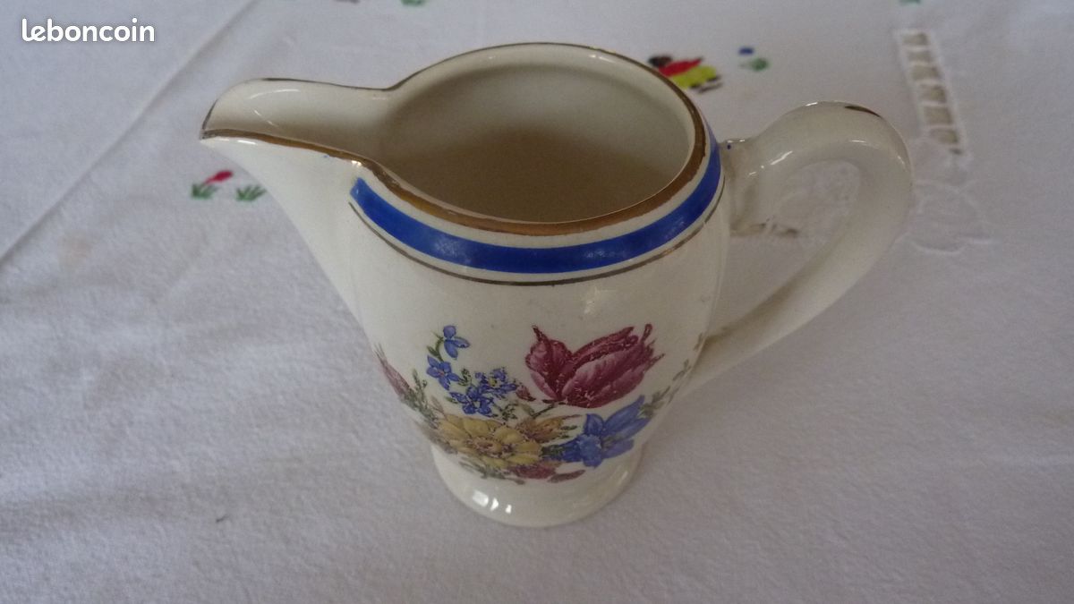 Pot à lait faience Digoin Sarreguemines (image 3)