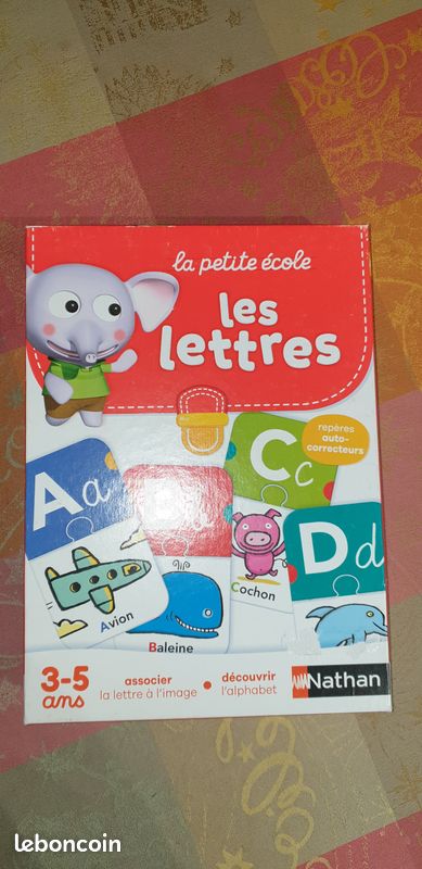 Jeu Nathan complet "Les lettres" - 3 à 5 ans (image 1)