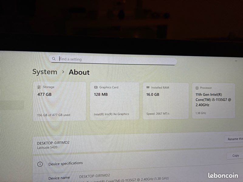 Dell Latitude 5420 (image 5)