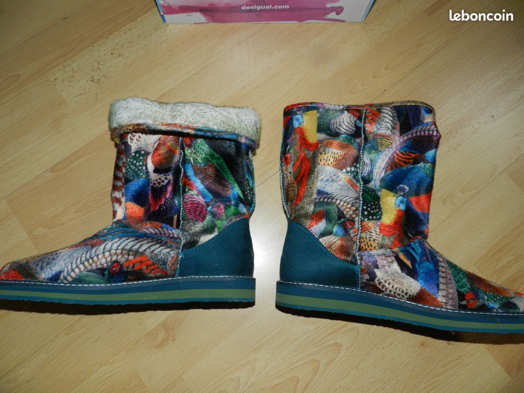 Bottes fourrées couleurs Desigual (image 4)