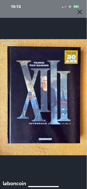Intégrale collector Bd XIII Tome 1 tirage limité (image 1)