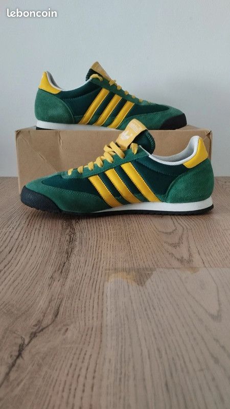 Chaussures Adidas Adidas Dragon Homme Jaune Adidas Dragon Taille