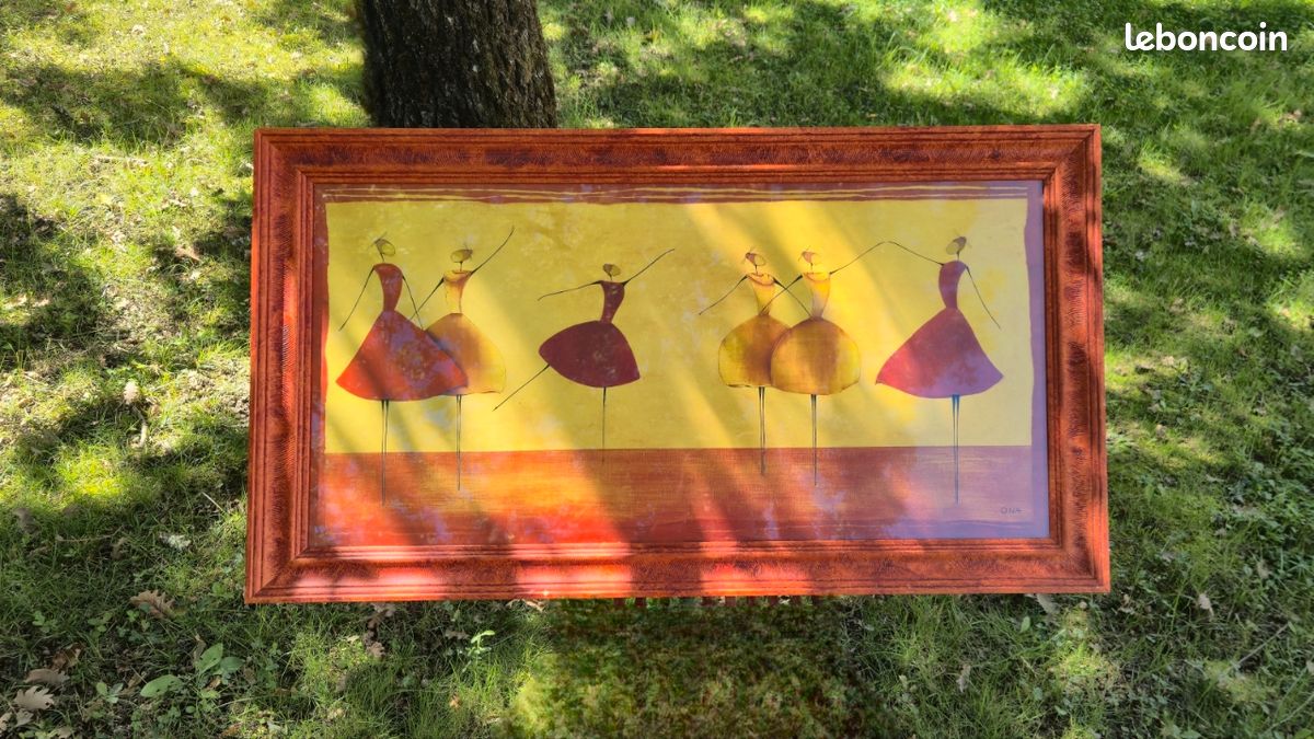 Tableau ONA - Danseuses 112,5 x 62,5 cm (image 1)