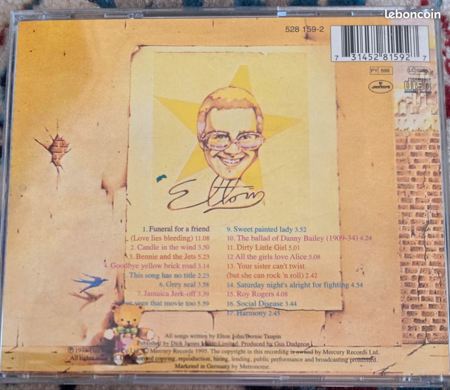 CD Elton John - Goodbye yellow brick road (image 2)