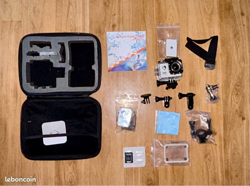 Action Cam/ Camera sport coffret avec accessoires (image 2)