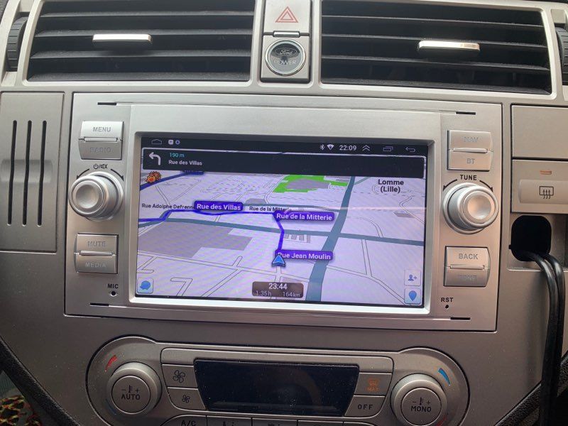Autoradio Ford GPS Mondeo Focus S-Max Transit Galaxy C-Max Kuga -  Équipement auto
