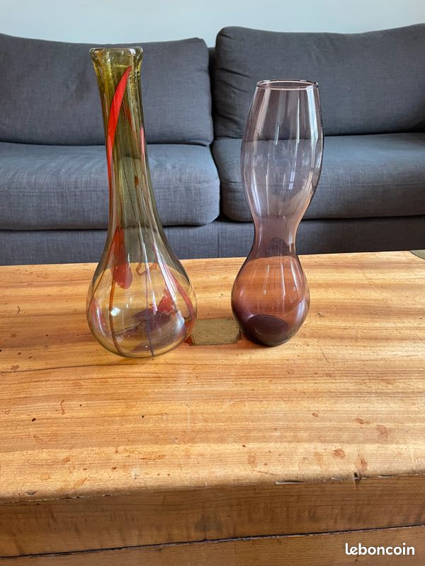 Paie de vases en verre (image 2)
