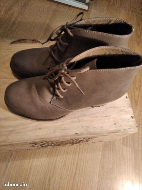 Bottines beige 5 (image 2)
