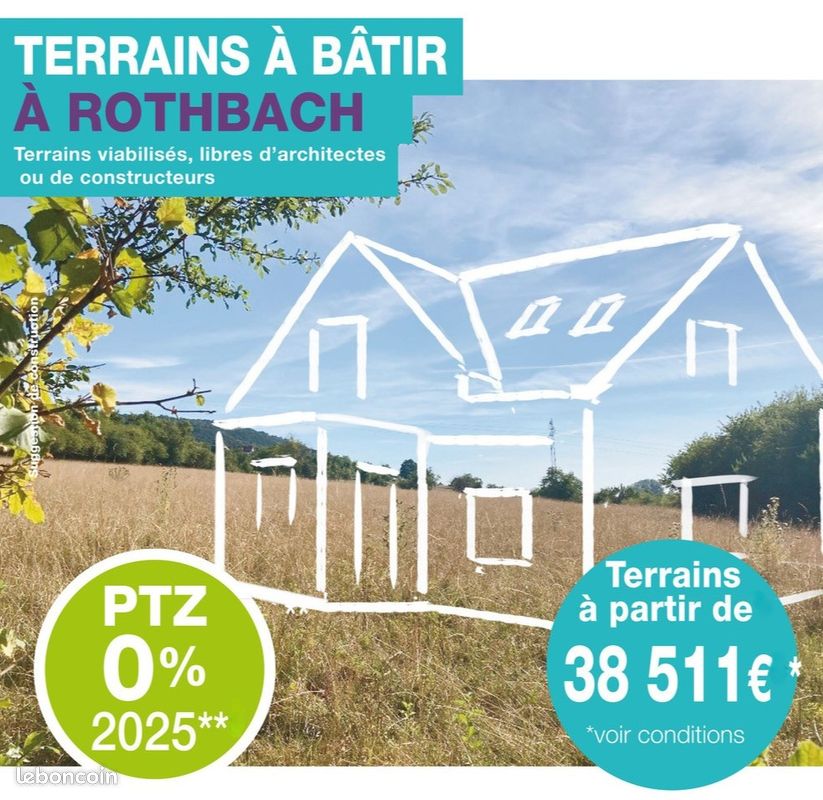 Rothbach - Terrains disponibles · 38 511 €