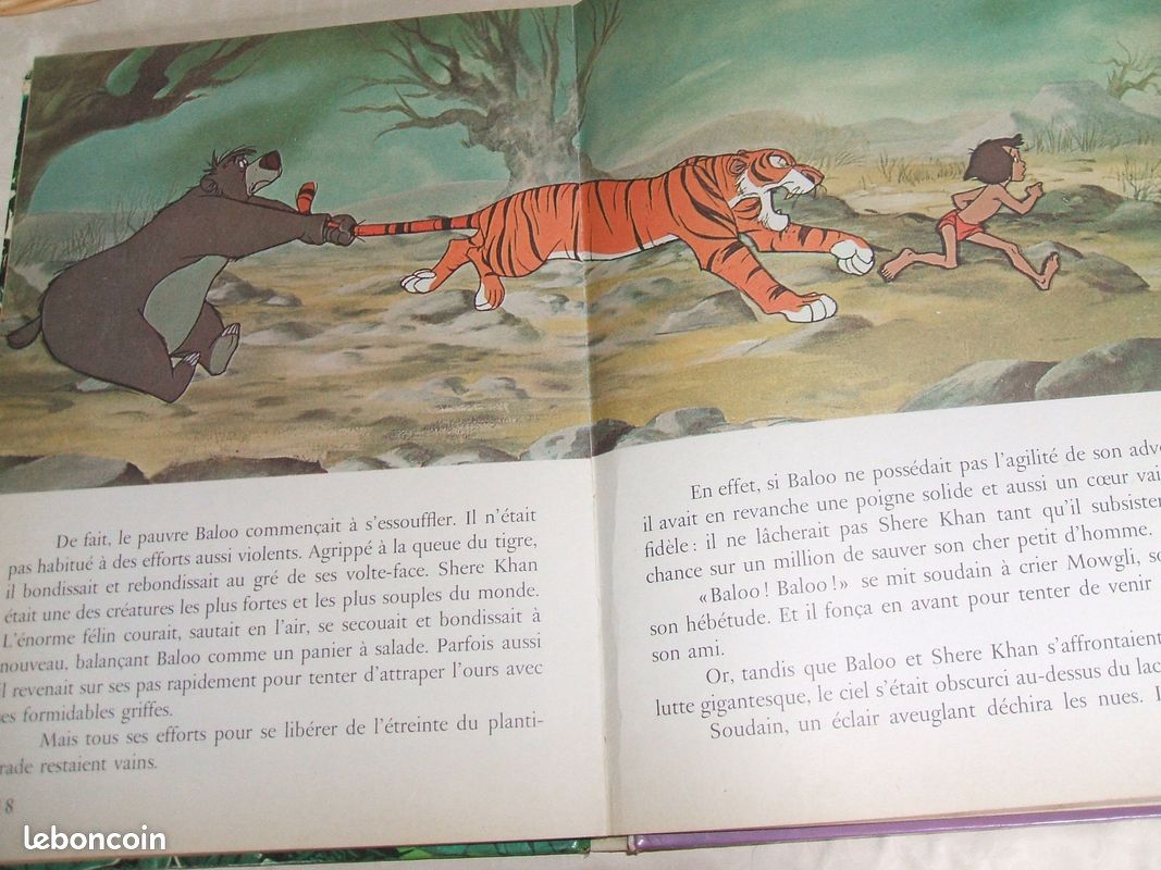 Walt disney présente le livre de la jungle / de 1968 / hachette (image 3)