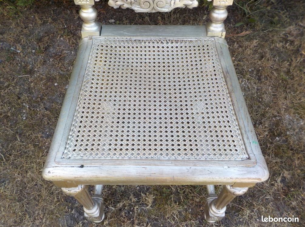 Lot de 2 chaises Louis XIII / Henry II (image 7)