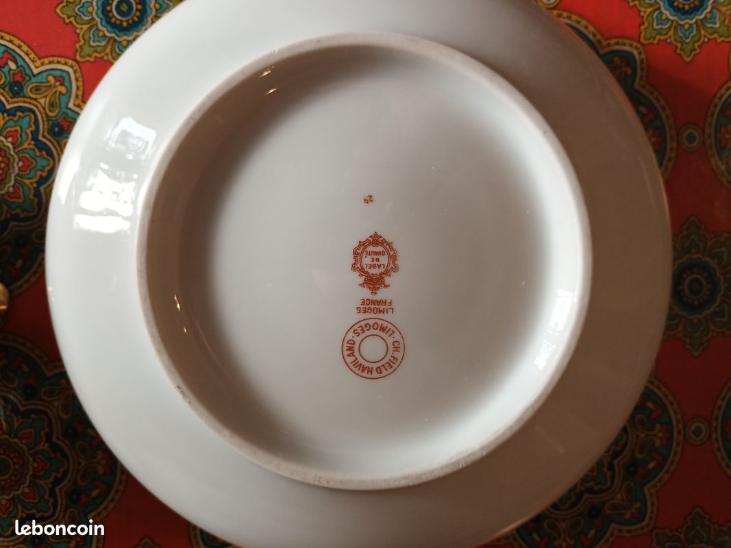 Légumier et saucière Field Haviland Empire / Couronne de Lauriers / Porcelaine de Limoges (image 5)