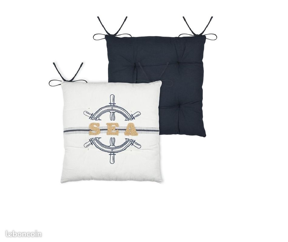 Assise de chaise 38 x 38 cm Sea maritime (image 3)