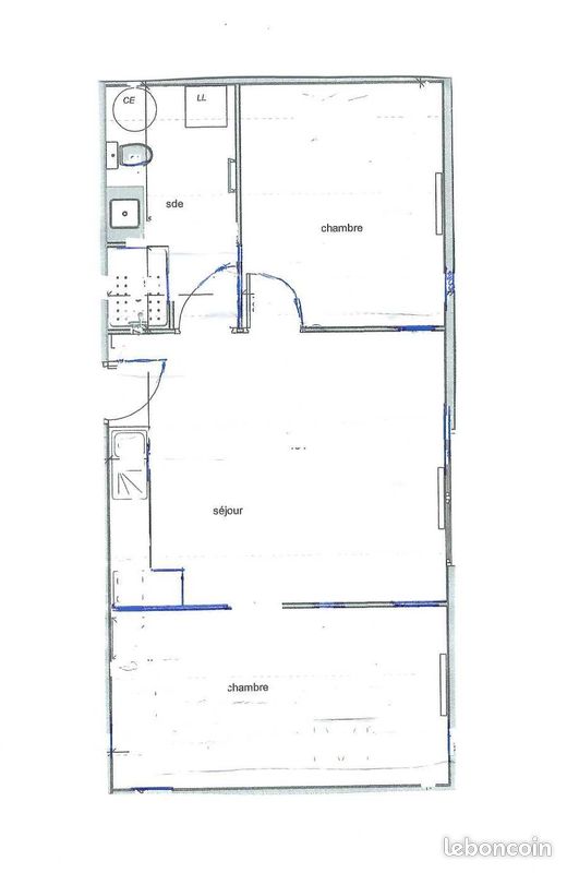 Parking 3 pièces 45 m² · à Saint-Nizier-le-Désert · 45 m² · 698 €/mois