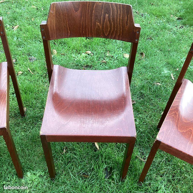 6 chaises vintage schlapp mobel (image 1)